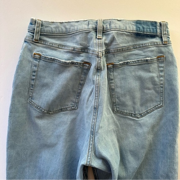 Abercrombie & Fitch Curve Love The Ankle Straight Ultra High Rise Jeans 31 12L - Picture 12 of 13